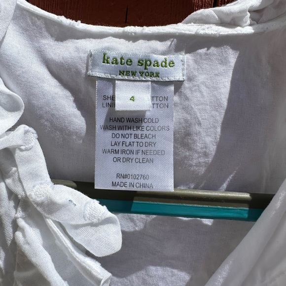 Kate Spade White Lace Eyelet Sundress - Picture 3 of 3